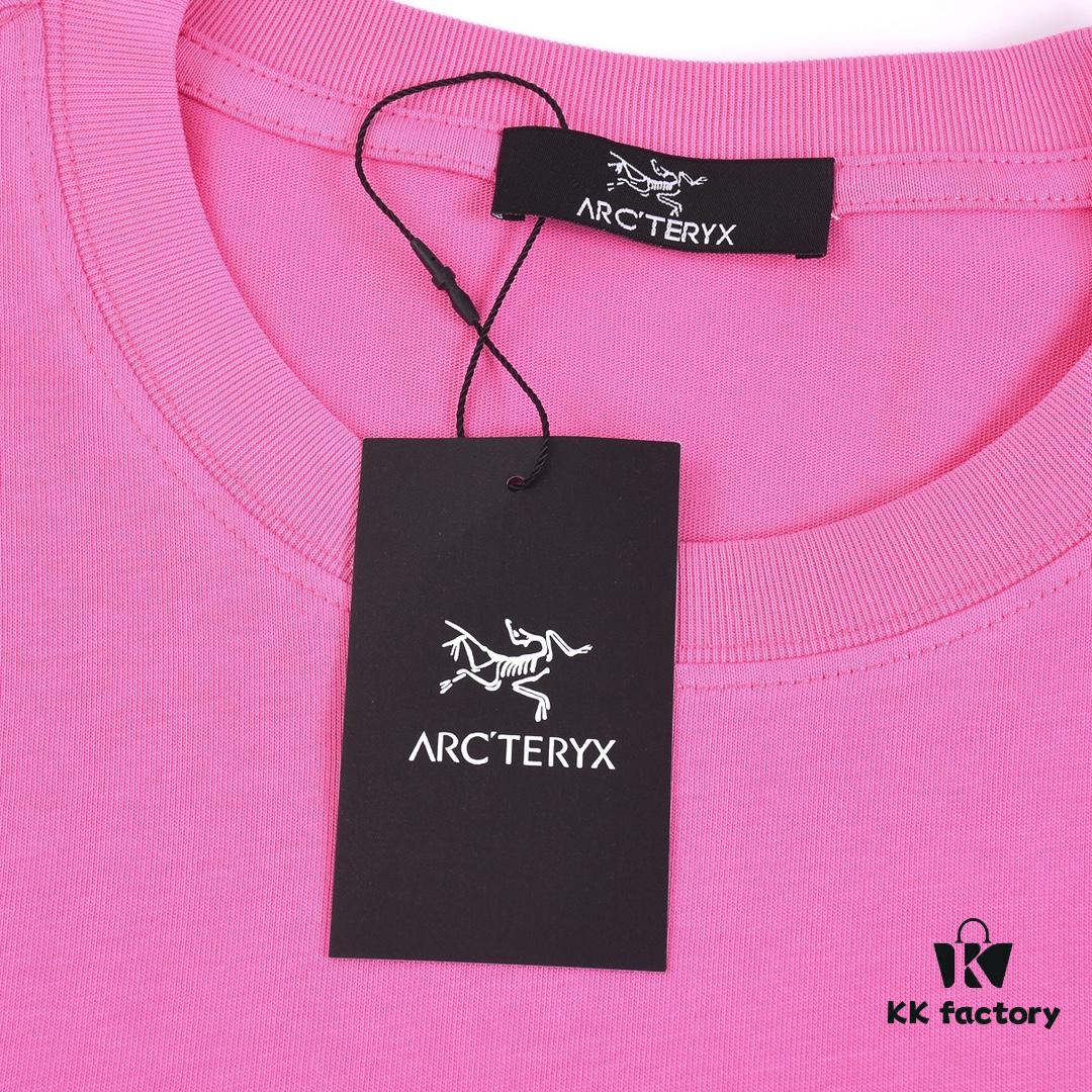 ARC'TERYX Rorschach Spring 2025 Limited Edition Unisex Short Sleeve T-Shirt - Premium 250g Double Weave Cotton Fabric, Pre-Washed, Non-Fade, Non-Distortion, with 3M Reflective Logo on Back