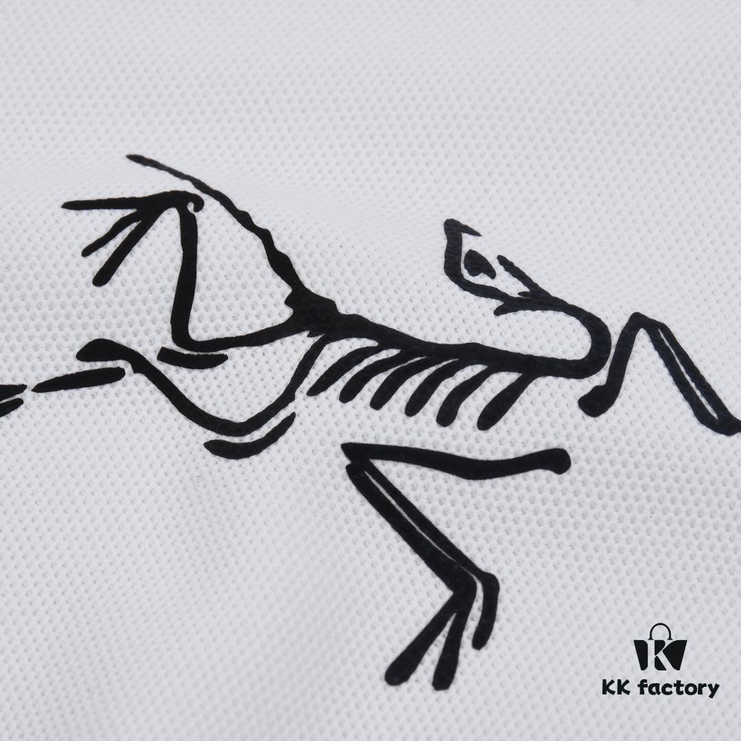 Arcteryx Arc'teryx 2025 Spring/Summer New Arrival Classic Logo Polo Shirt - High Version, Waterproof Windproof Stain-Resistant Fabric, Unisex Styling