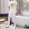 VERSACE Men's High-Quality Double-Mercerized Cotton Suit Set, Imported Premium Fabric, Fashion Trend Summer Collection 2025
