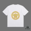 VERSACE 2025 Fall Spring/Summer Collection Medusa Logo Short Sleeve T-Shirt Premium Quality, Distinct from Regular Prints, Woven 270G 32-Count Double-Yarn Pure Cotton Fabric, Relaxed Fit Unisex Design
