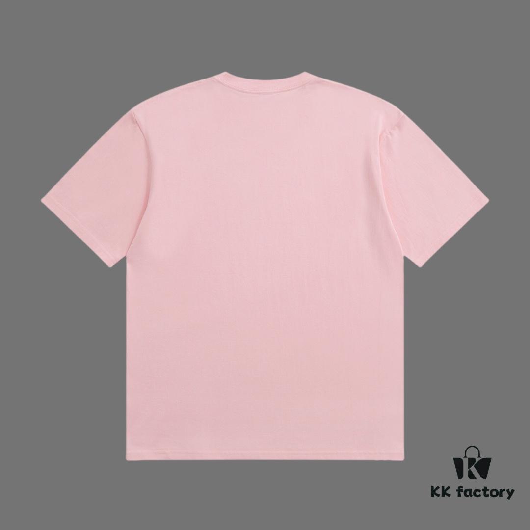 VERSACE 2025 Fall Spring-Summer Collection Medusa Logo Short Sleeve T-Shirt, Premium 270G 32-Count Double-Yarn Pure Cotton Fabric, Distinct from Regular Prints, Relaxed Fit Unisex Design