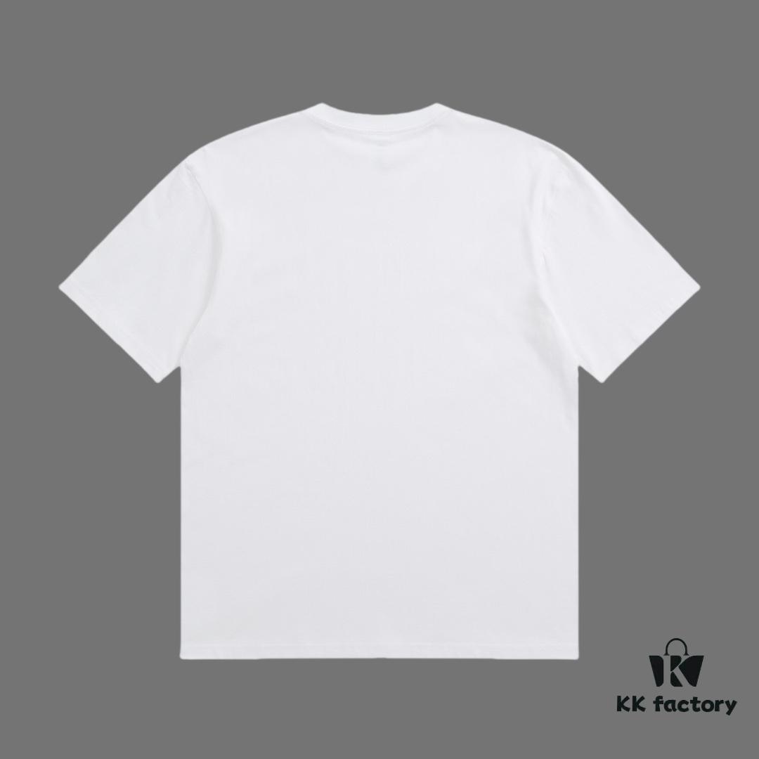 VERSACE 2025 Fall Spring/Summer Collection Medusa Logo Short Sleeve T-Shirt Premium Quality, Distinct from Regular Prints, Crafted in 270G 32-Ne 100% Cotton Double Yarn Fabric, Relaxed Fit Unisex Design