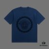 VERSACE 2025 Fall Spring/Summer Collection Medusa Logo Short-Sleeve T-Shirt Premium Quality, Distinctive from Regular Prints, Crafted in 270G 32-Count Double-Yarn Pure Cotton Fabric, Relaxed Fit Unisex Design