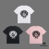 VERSACE 2025 Fall Spring/Summer Collection Medusa Logo Short Sleeve T-Shirt Premium Quality
