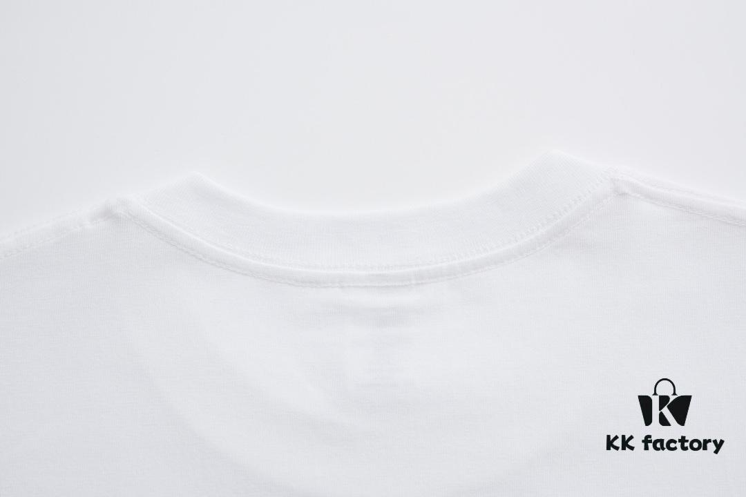 High-End Quality VERSACE 2025 Fall Spring Collection Medusa Logo Short-Sleeve T-Shirt, Distinct from Regular Prints, Crafted in Premium 270G 32-Ne Count Double-Yarn Pure Cotton Fabric, Relaxed Fit Unisex Design