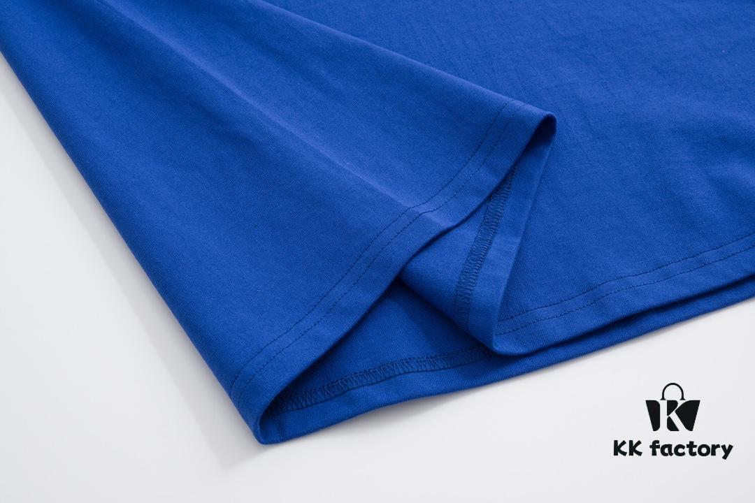 High-End Quality VERSACE 2025 Fall Spring/Summer Collection Colorful Medusa Head Short-Sleeve T-Shirt, Premium 270G 32-Count Double-Yarn Pure Cotton Fabric, Distinct from Regular Prints, Relaxed Unisex Fit