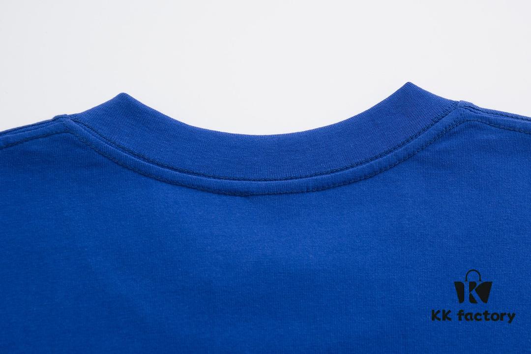 High-End Quality VERSACE 2025 Fall Spring/Summer Collection Colorful Medusa Head Short-Sleeve T-Shirt, Premium 270G 32-Count Double-Yarn Pure Cotton Fabric, Distinct from Regular Prints, Relaxed Unisex Fit