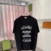 Celine 2025 Summer New Arrival Personalized Letter Logo Print Custom Fabric 300g Short Sleeve T-Shirt Unisex