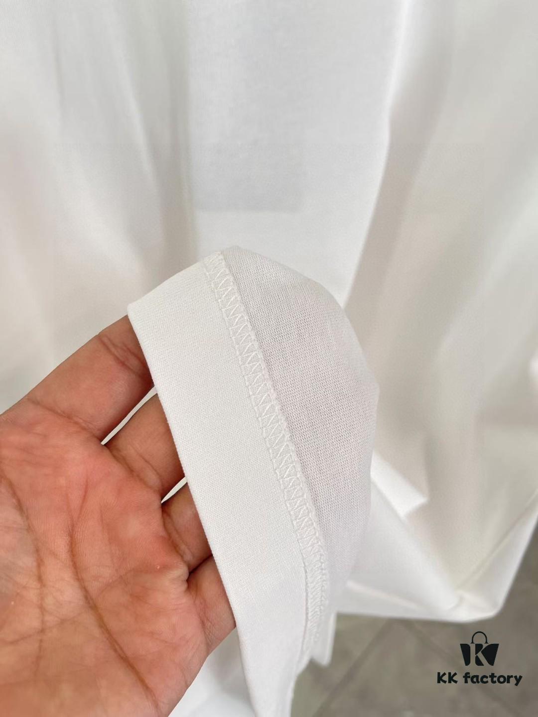 Celine 2025 Summer New Arrival Personalized Letter Logo Print Custom Fabric 300g Short Sleeve T-Shirt Unisex