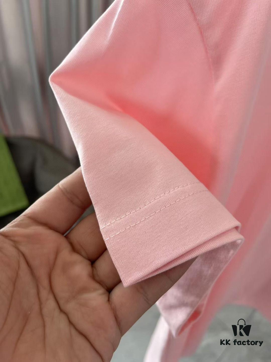 Celine 2025 Summer New Arrival Individual Letter Logo Print Custom Fabric 300g Short Sleeve T-Shirt Unisex