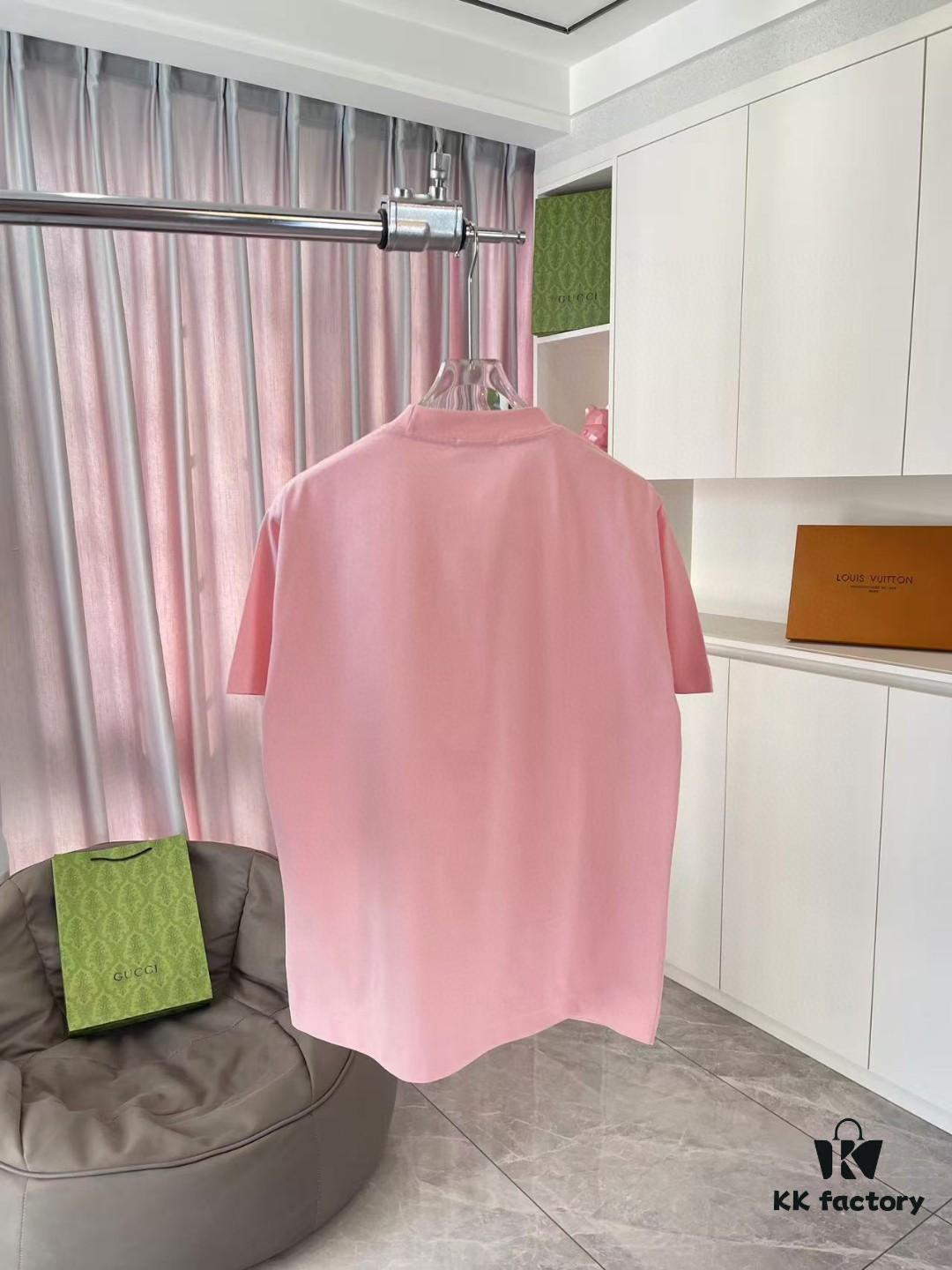 Celine 2025 Summer New Arrival Individual Letter Logo Print Custom Fabric 300g Short Sleeve T-Shirt Unisex