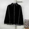 New Celine 2022 Spring and Autumn Black Velvet Jacket