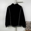 New Celine 2022 Spring and Autumn Black Velvet Jacket