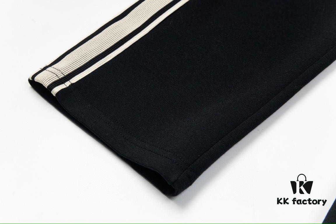 Celine New Embroidered Letter Woven Straight Sweatpants Casual Unisex Long Pants