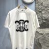 Celine Logo Print Short Sleeve T-Shirt