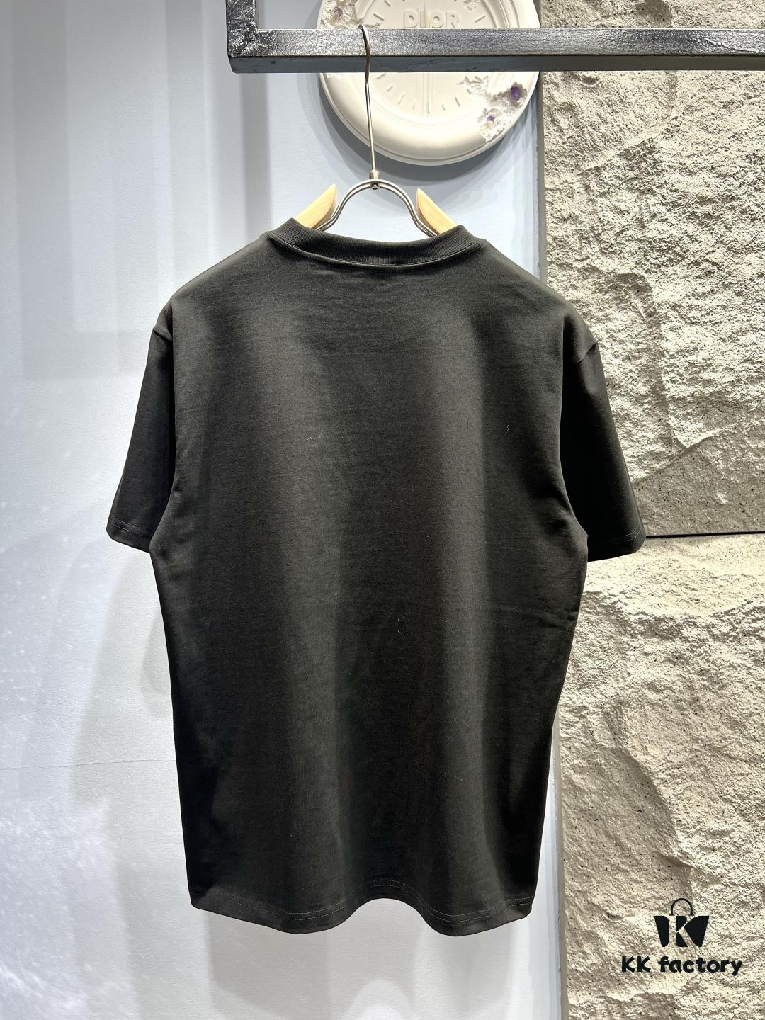 Celine Print Logo Short Sleeve T-Shirt