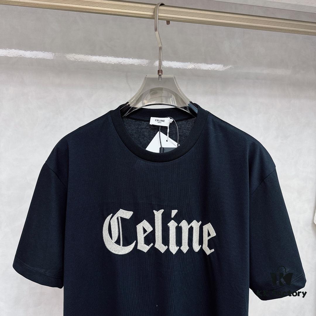 Celine 2025 SS New Arrival Short Sleeve T-Shirt, Stylish and Minimalist Design