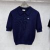 CELINE Arc de Triomphe Embroidered Polo Shirt