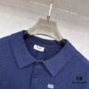 CELINE Arc de Triomphe Embroidered Polo Shirt