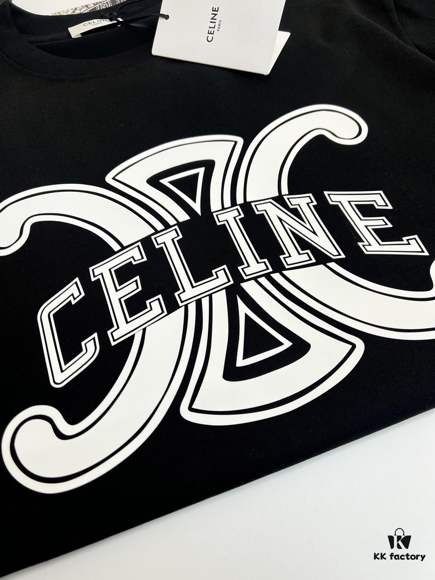 High-Quality CELINE 25SS Classic Color T-Shirt New Arrival! Featuring a youthful and vibrant design from the latest teddy bear collection, crafted with premium heat-transfer printing techniques for strong dimensional color transitions. Made from selected 280g pure cotton fabric—soft, comfortable, and perfect for spring and summer. Pairs effortlessly with jeans, chinos, or shorts, this is a must-have wardrobe staple.