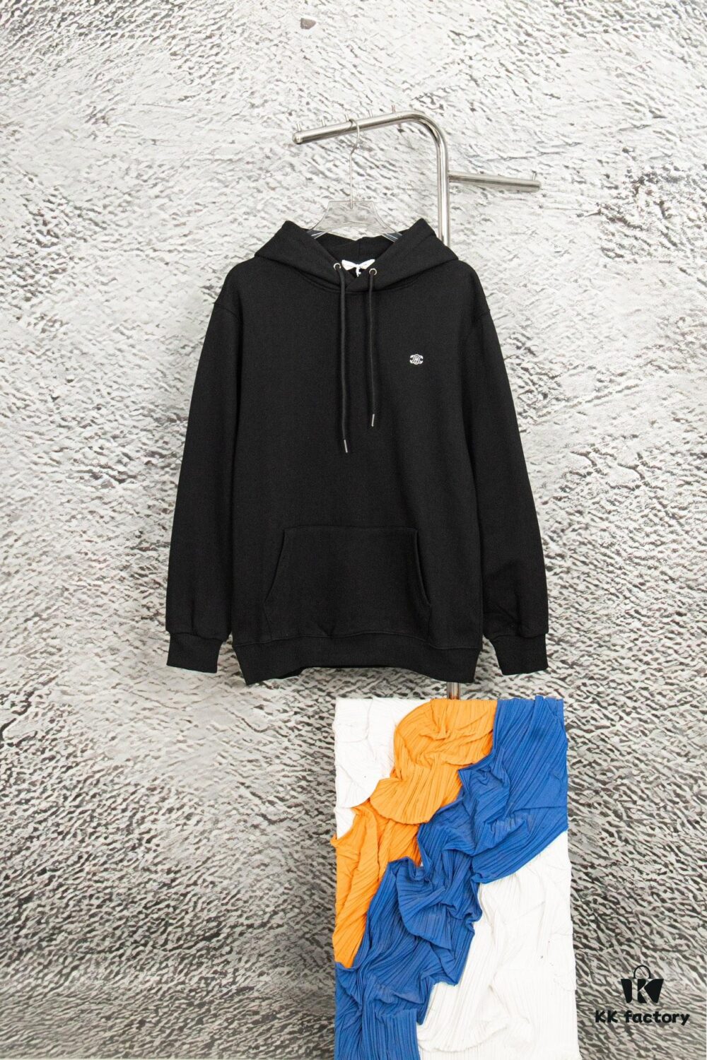 CELINE Triomphe Knit Hoodie - Classic and Versatile Design with Elegant Lettering