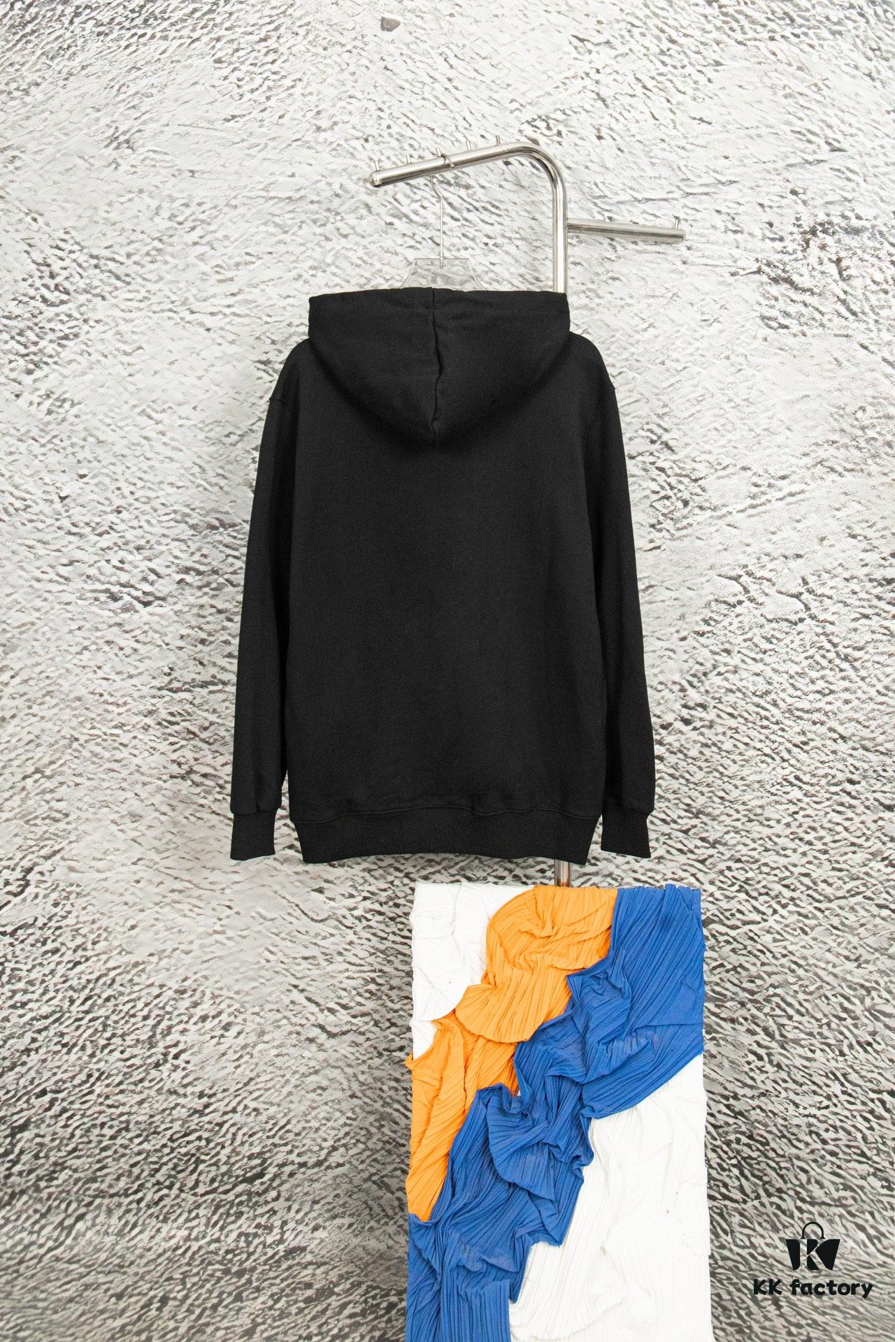 CELINE Triomphe Knit Hoodie - Classic and Versatile Design with Elegant Lettering