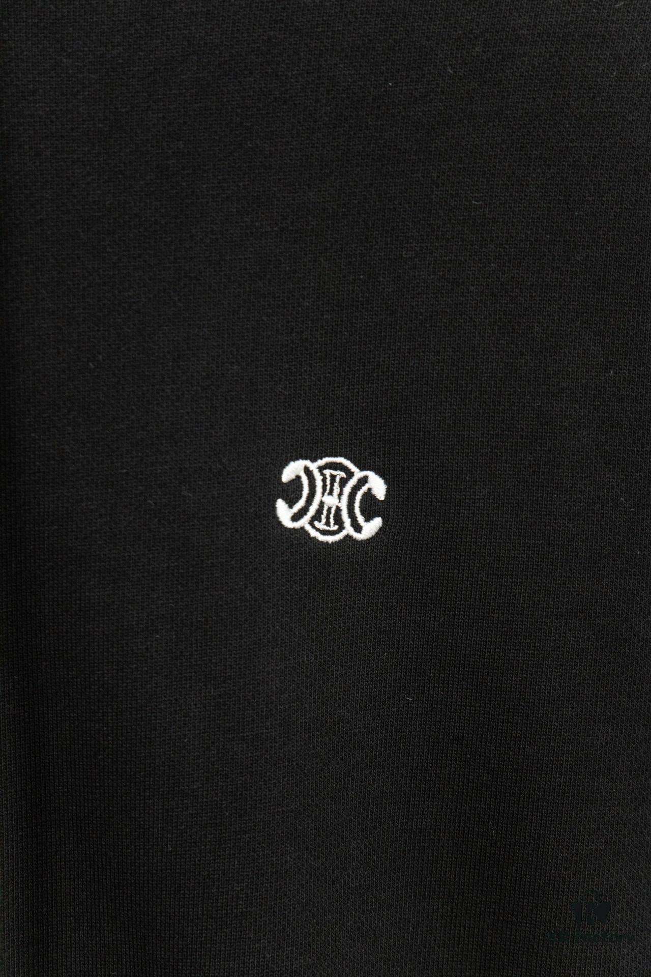 CELINE Triomphe Knit Hoodie - Classic and Versatile Design with Elegant Lettering