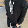 CELINE Letter Tape Drawstring Hoodie