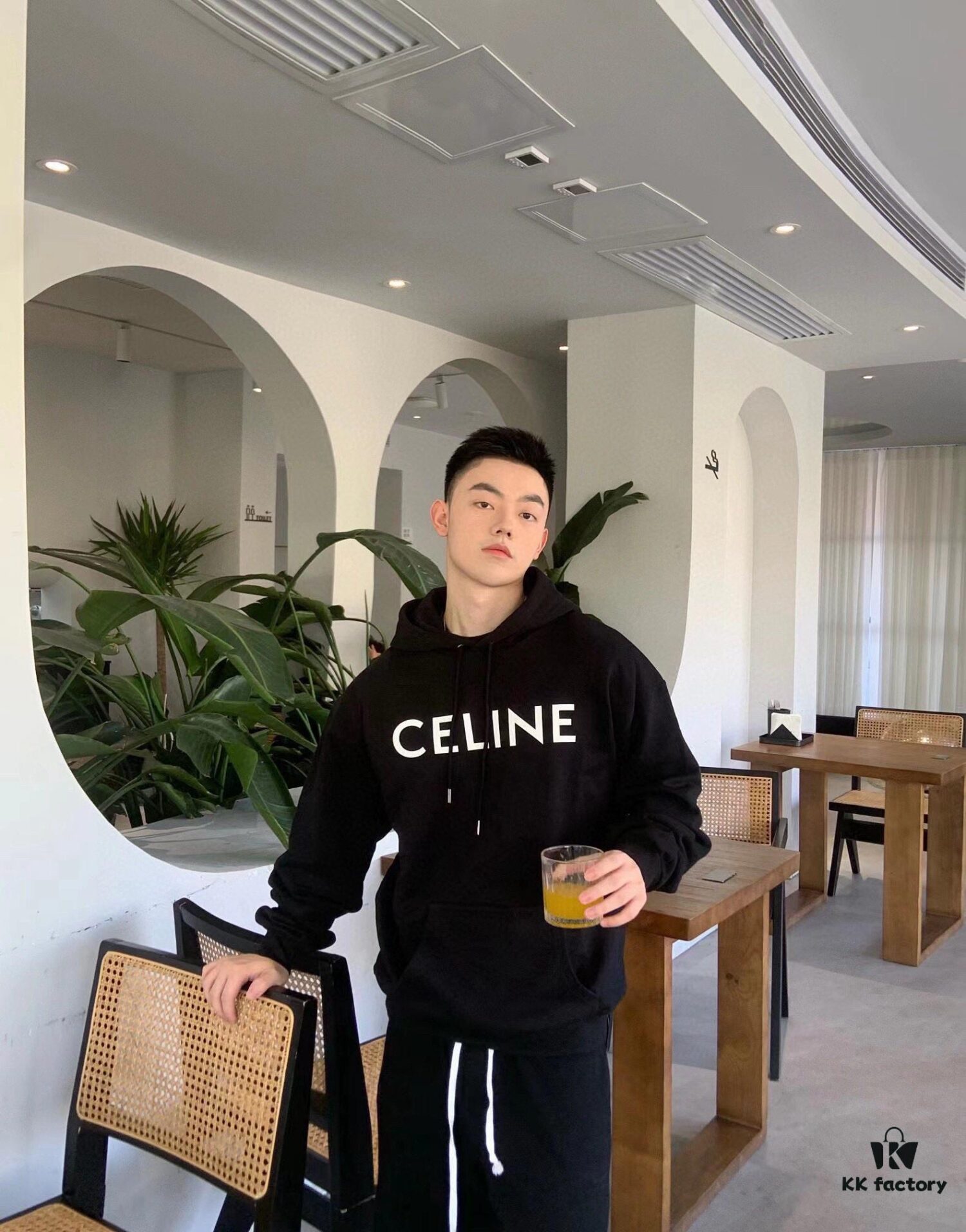 CELINE Classic Capsule Series Hooded Sweatshirt