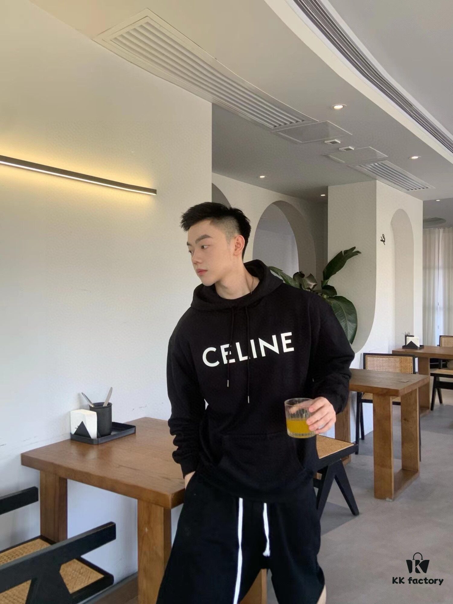 CELINE Classic Capsule Series Hooded Sweatshirt