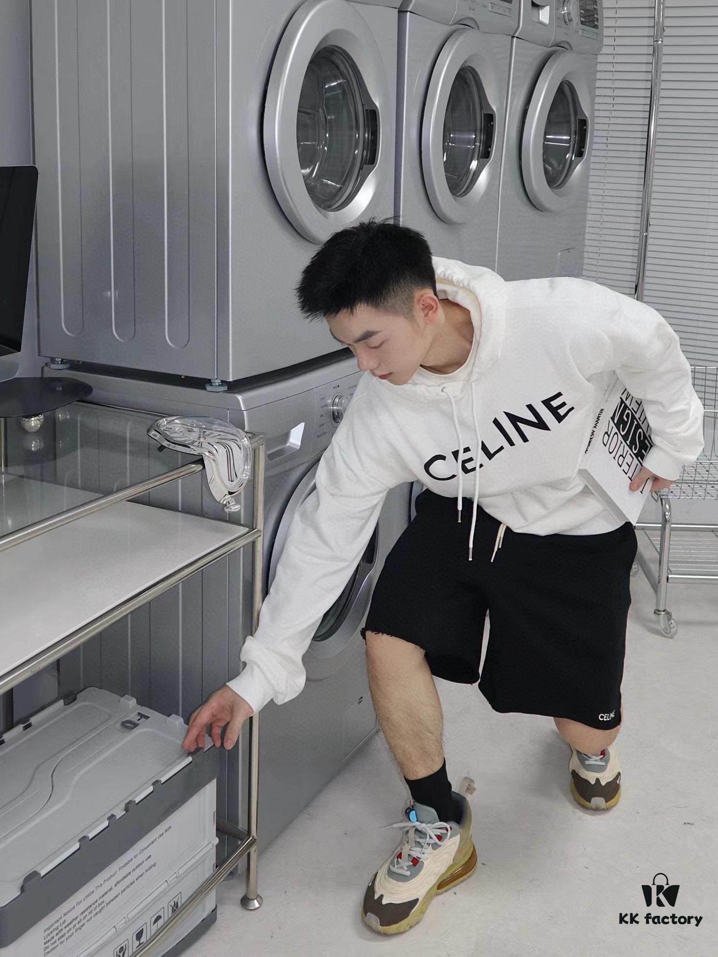 CELINE Classic Capsule Series Hooded Sweatshirt