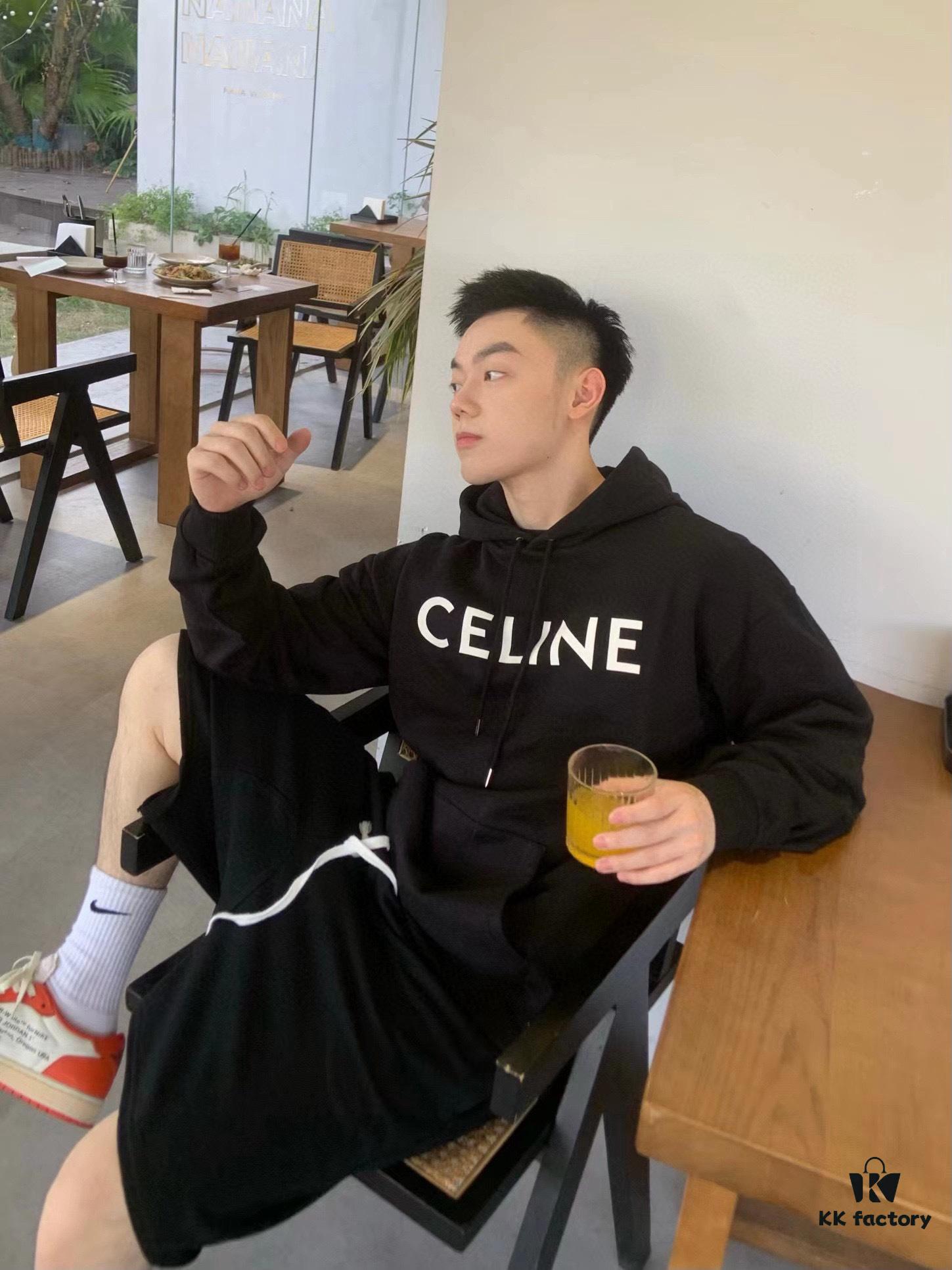 CELINE Classic Capsule Series Hooded Sweatshirt