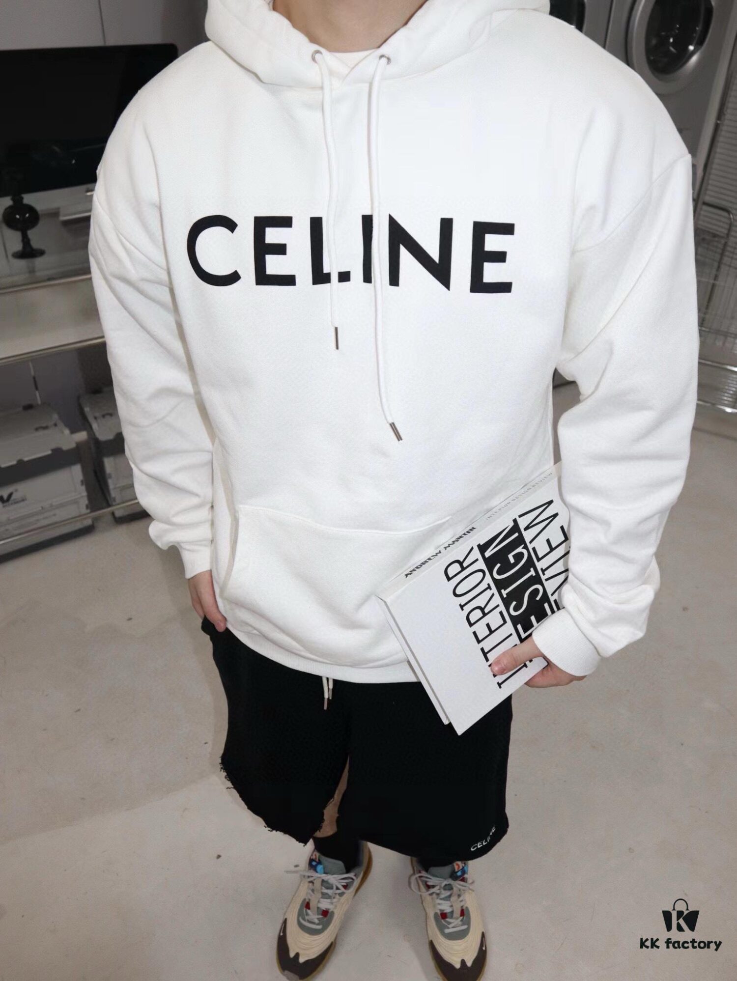 CELINE Classic Capsule Series Hooded Sweatshirt