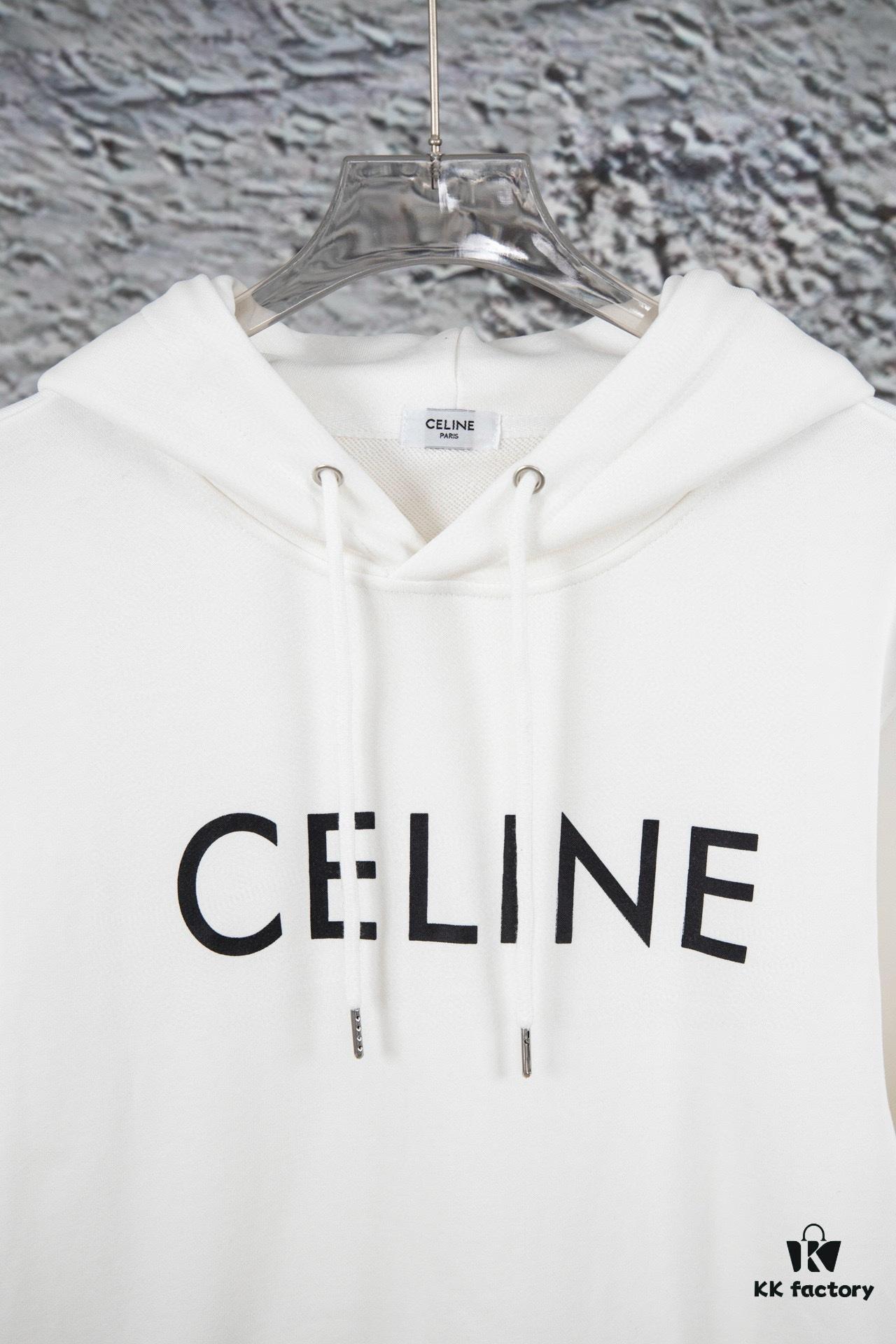 CELINE Classic Capsule Series Hooded Sweatshirt