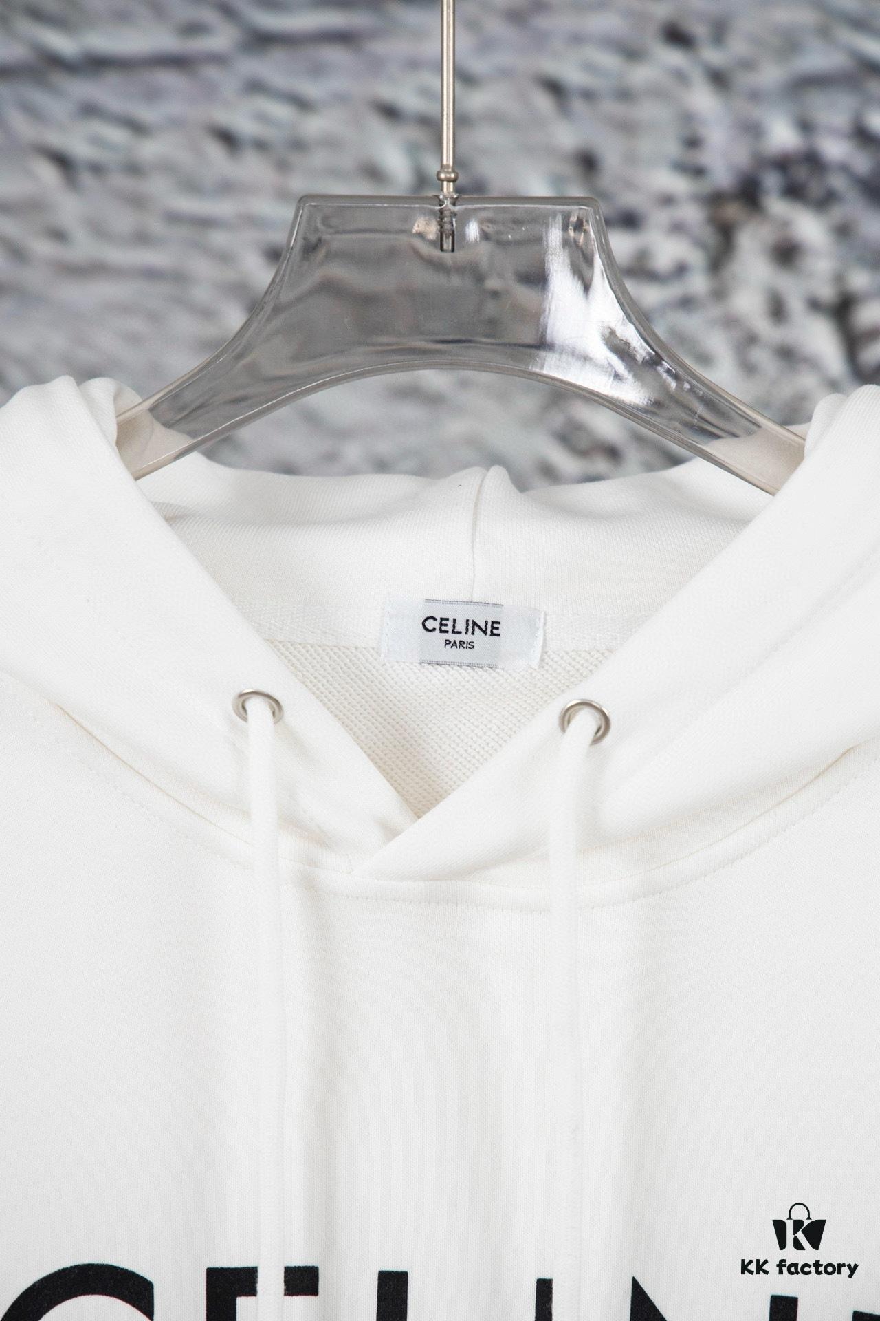 CELINE Classic Capsule Series Hooded Sweatshirt