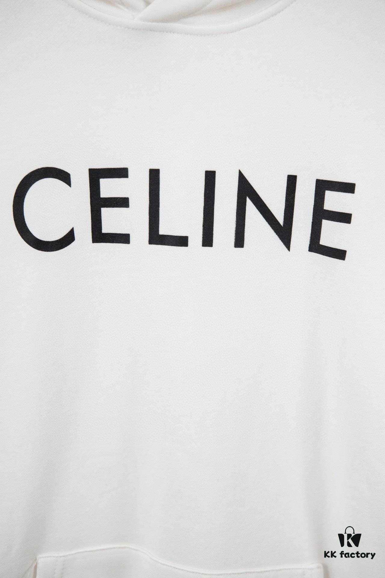 CELINE Classic Capsule Series Hooded Sweatshirt