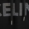 Celine 23SS Rhinestone Letter Embellished Hoodie Unisex High-End Version