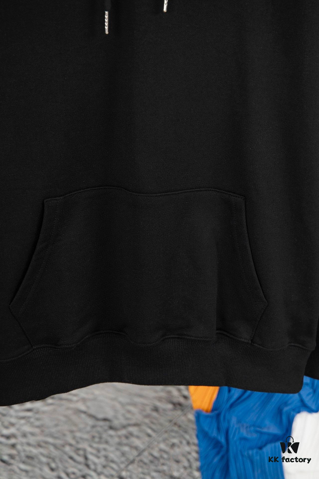 Celine 23SS Rhinestone Letter Embellished Hoodie Unisex High-End Version