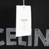 Celine 23SS Rhinestone Letter Embellished Hoodie Unisex High-End Version