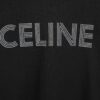 Celine 23SS Rhinestone Letter Embellished Hoodie Unisex High-End Version