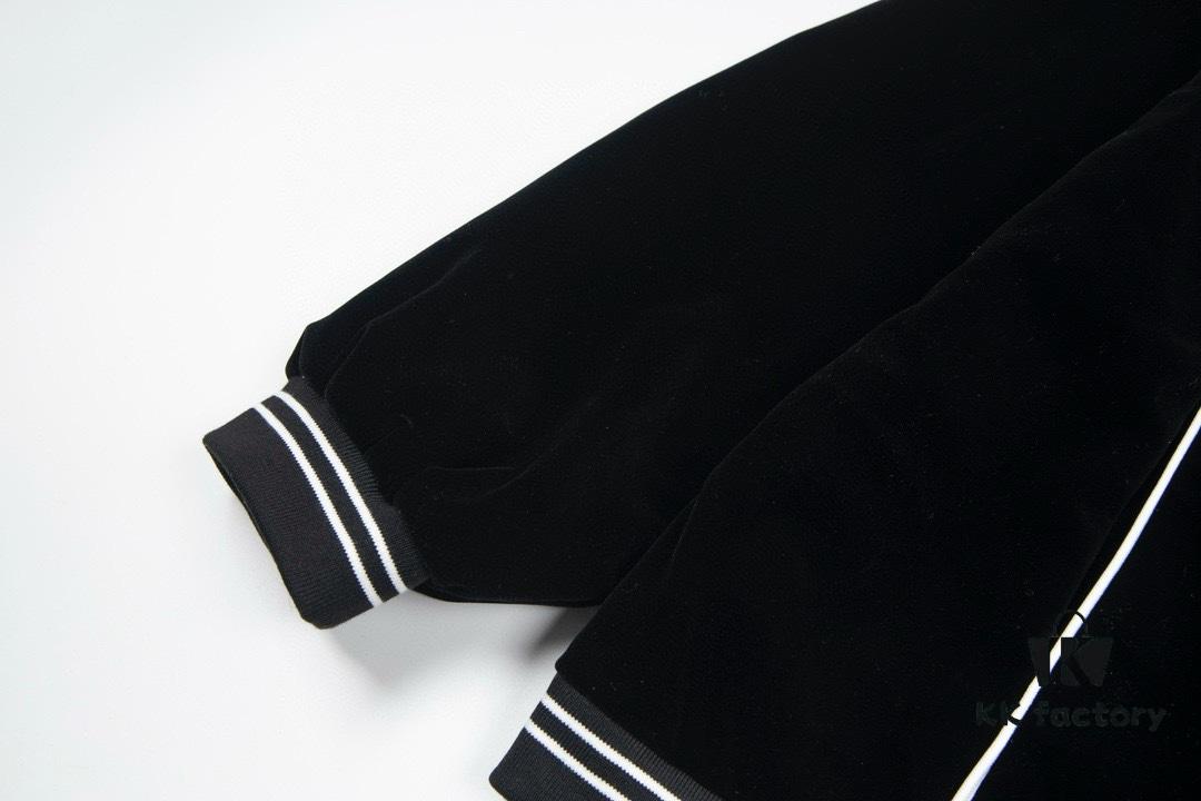 CELINE Y007 Black Velvet Jacket Spring and Autumn 2022 New Arrival