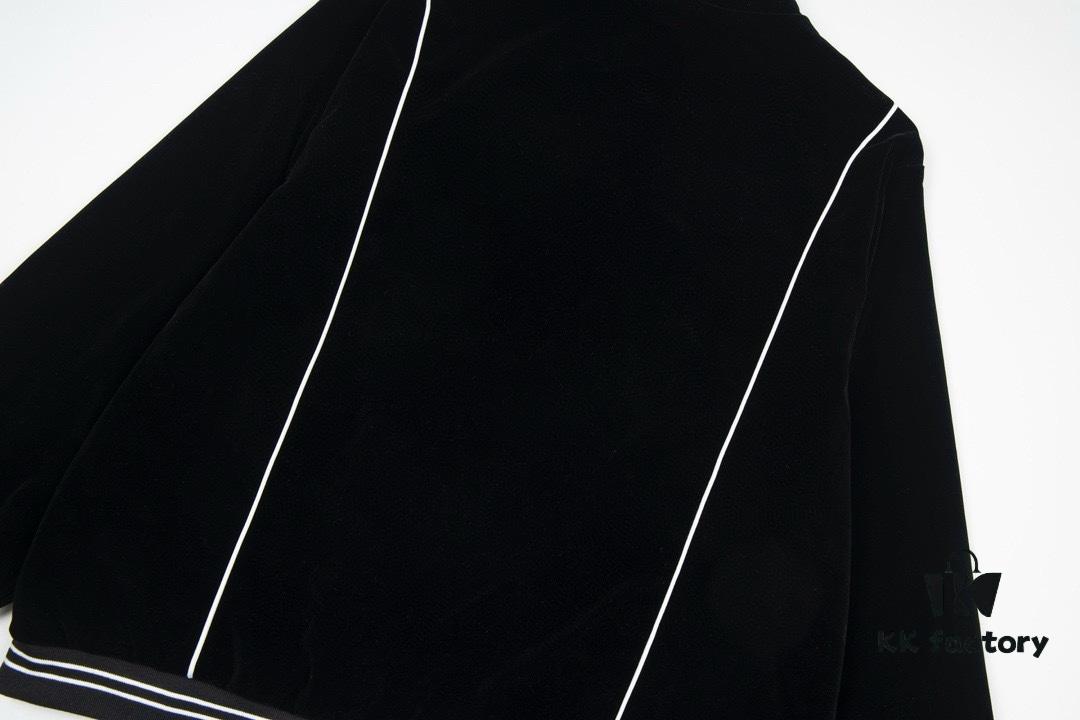 CELINE Y007 Black Velvet Jacket Spring and Autumn 2022 New Arrival