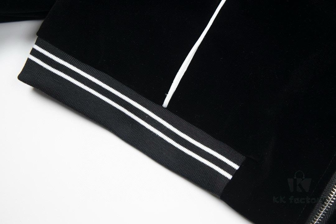 CELINE Y007 Black Velvet Jacket Spring and Autumn 2022 New Arrival