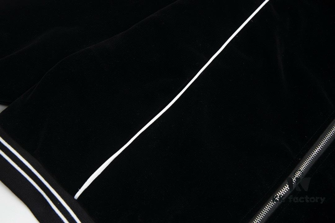 CELINE Y007 Black Velvet Jacket Spring and Autumn 2022 New Arrival