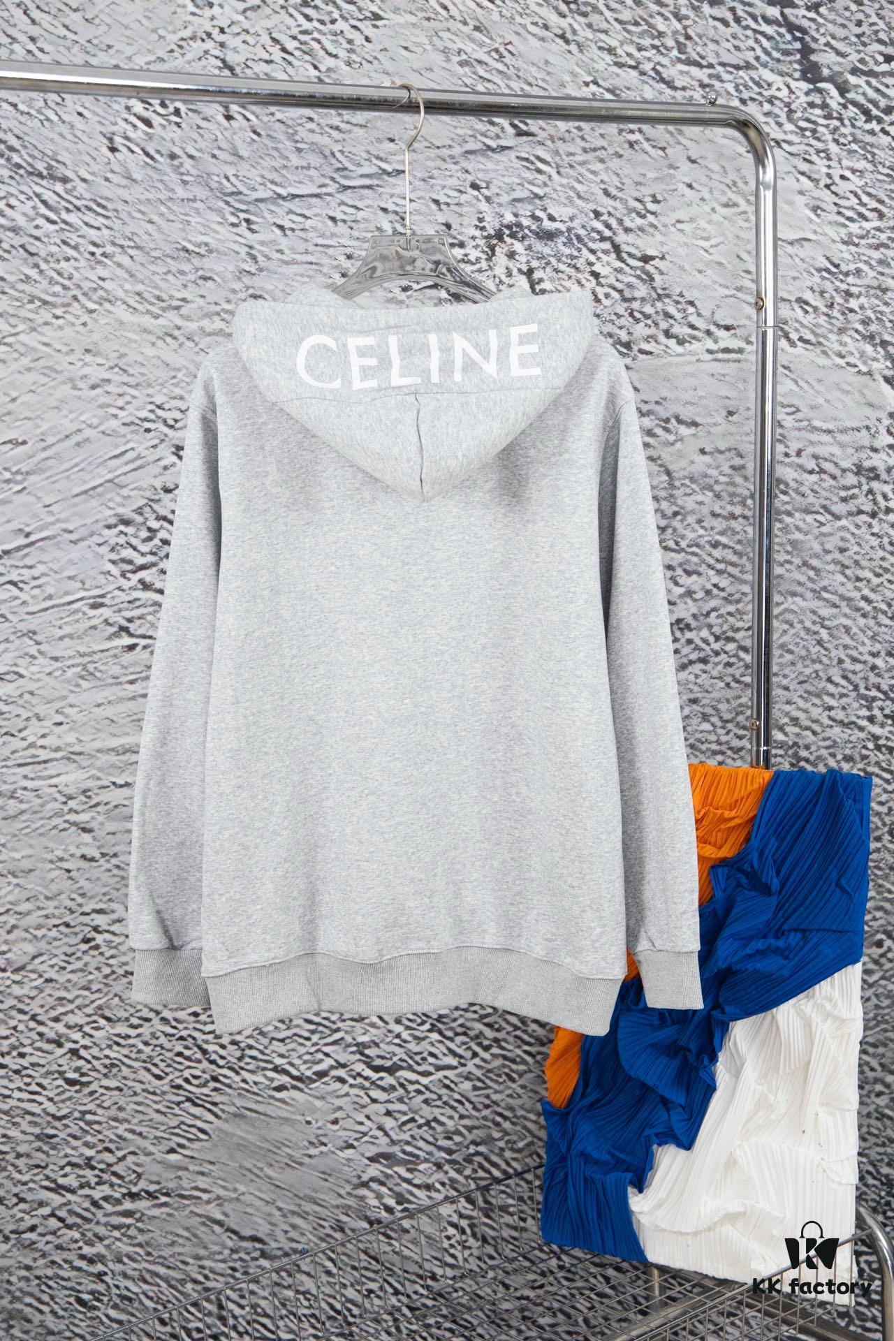 CELINE Classic Capsule Series Zip-Up Jacket