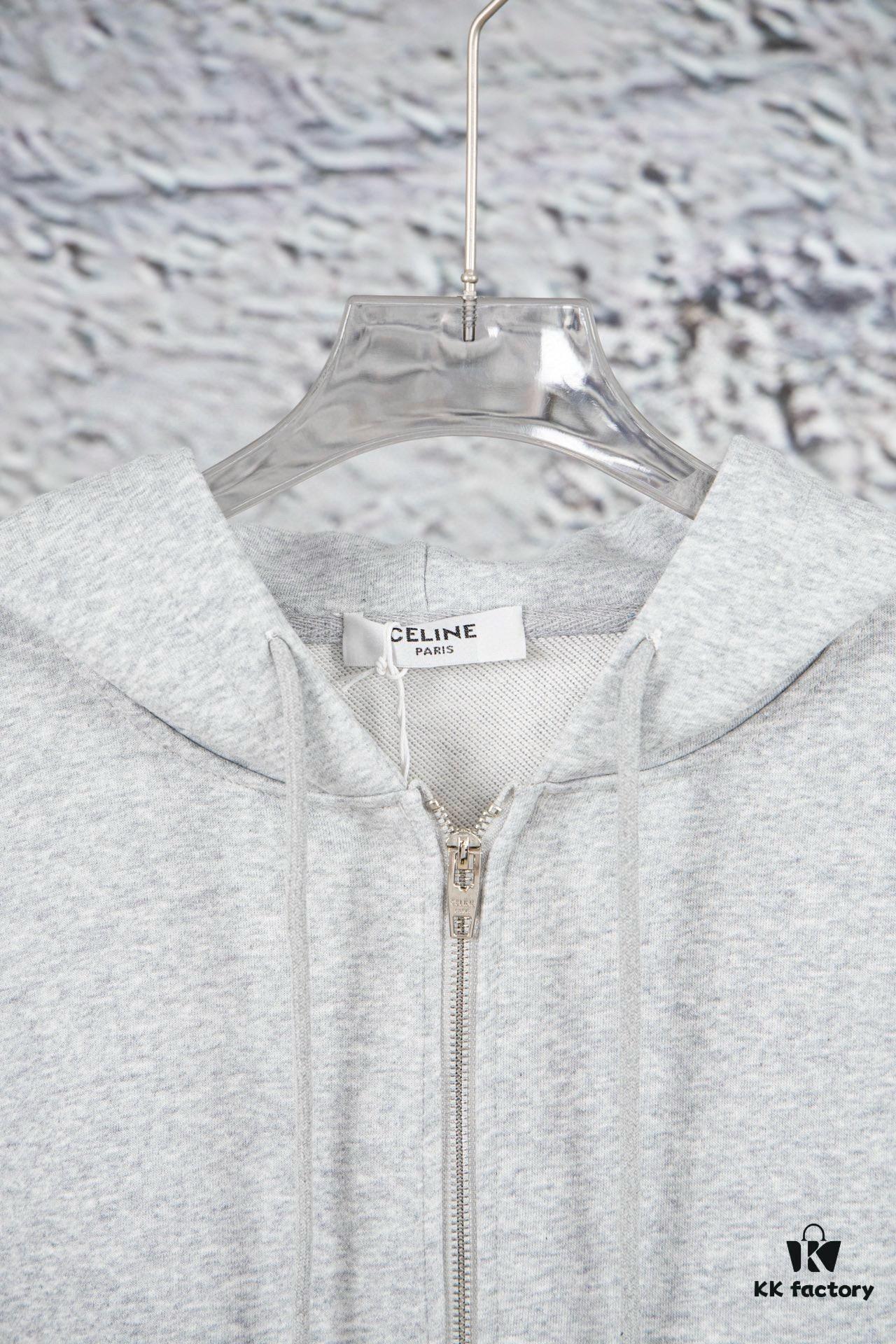 CELINE Classic Capsule Series Zip-Up Jacket