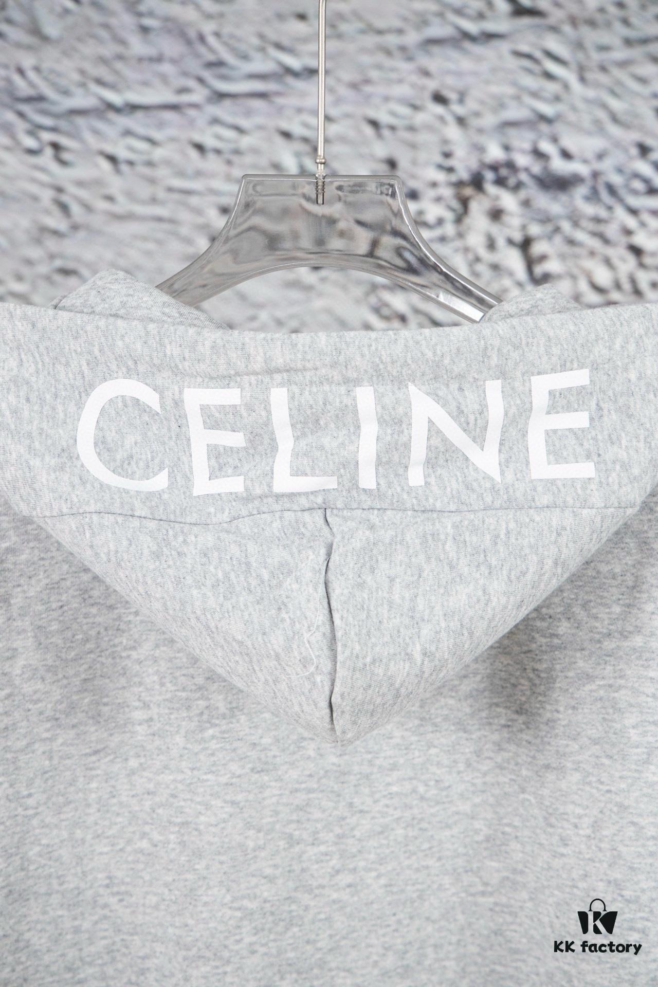 CELINE Classic Capsule Series Zip-Up Jacket