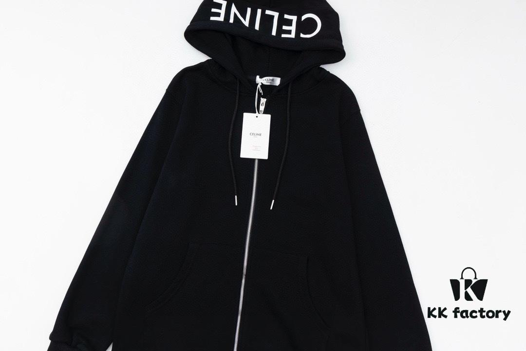 CELINE Classic Capsule Series Zip-Up Hoodie