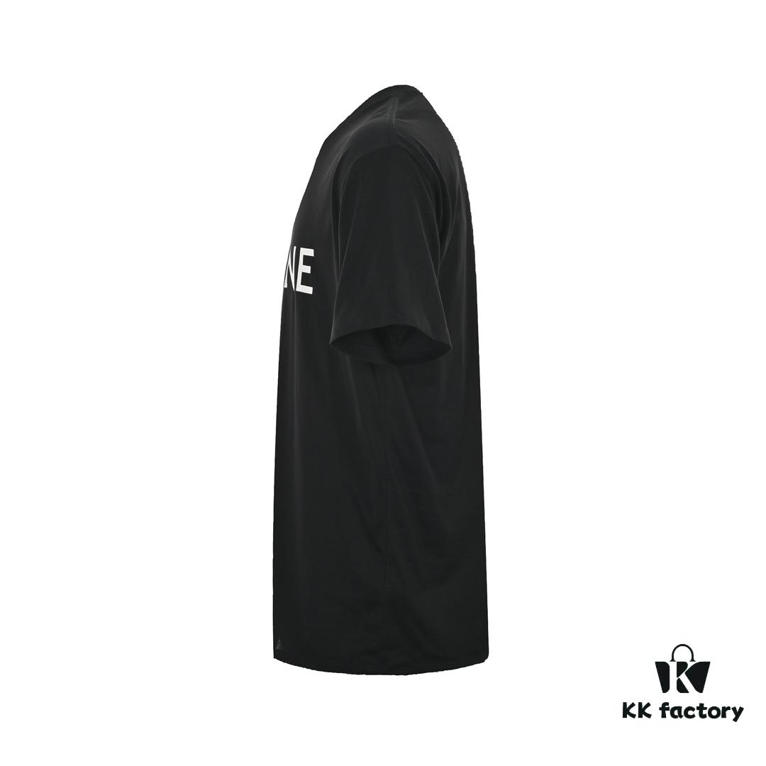 Celine Basic Logo Print Short-Sleeve T-Shirt