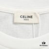 Celine Basic Logo Print Short-Sleeve T-Shirt